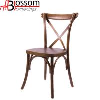 Solid Wood Cross Back Chair